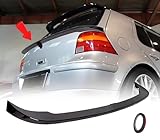 NEESPOC Rear Window Middle Spoiler Tailgate Wing Fit for Volkswagen VW Golf MK4 GTI R32 MK IV 1999-2006 Hatchback Sport Style Lip Exterior Accessories Gloss Black