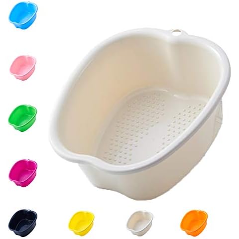 Tazón Grande para Baño de Pies Cuenco de Plástico para Pedicura Cover