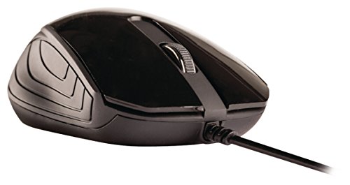 Preisvergleich Produktbild Eurosell Design Maus Wired Kabel Mouse Pc Laptop etc schwarz