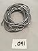 RotoMetals Zinc Wire .091 inch Diameter 10 Feet 99.9% min Made in USA
