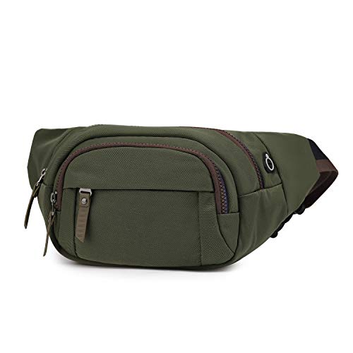 Wind Took riñoneras desportivas cinturón Ajustable riñonera Running Impermeable riñoneras Hombre y Mujer Multifuncional riñoneras a la Moda Verde