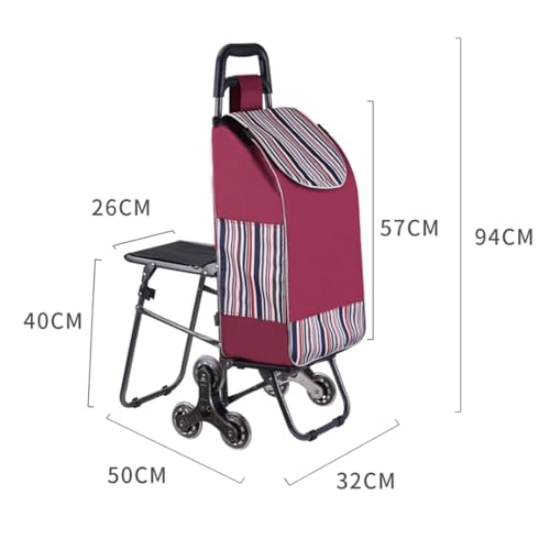 Carretilla plegable para escaleras con capacidad grande miniatura 2