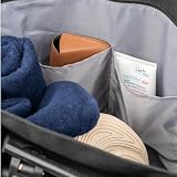 KHALISIA Fahrradtasche faltbar – Roll-Up Shopper – Einkaufstasche Fahrrad – mit Reißverschluss und viele Innenfächer – Fahrrad Gepäckträgertasche – für Uni, Reisen, Freizeit & Einkauf