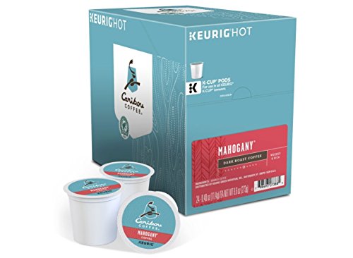 Caribou Coffee MAHOGANY -- 1 Box of 24 K-Cups for Keurig Brewers