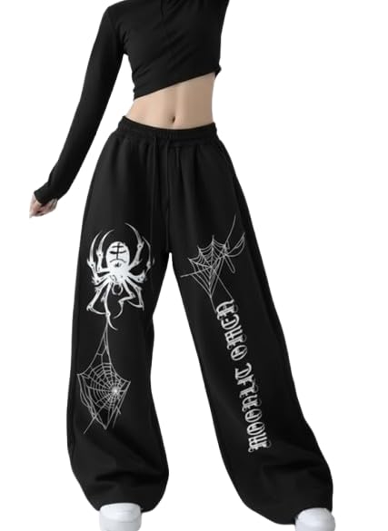 realglimpse Women High Waist Printed Straight Loose Trouser to Comfortable & Soft Pants for Gym, Home,Office.-picture-42