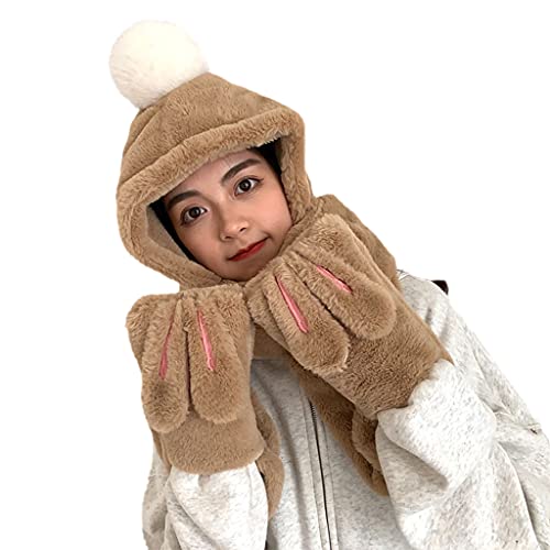 Gants chapeau connexion femme pour ne plus perdre ses accessoires de protection d'hiver