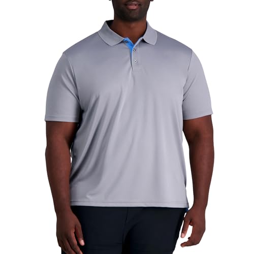 Polo Homme Haggar Short Sleeve du Bureau au Green de Golf en Stretch