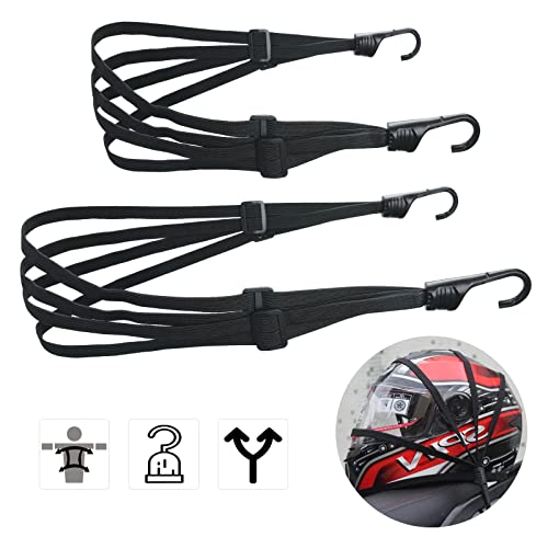 URAQT Fahrrad Spanngurt Elastische, 2 PCS Gepäckgurt Spannseile mit Haken Gepäckträger Fahrradgurt Verstellbarer Gepäckspanner für… – Ansicht 6