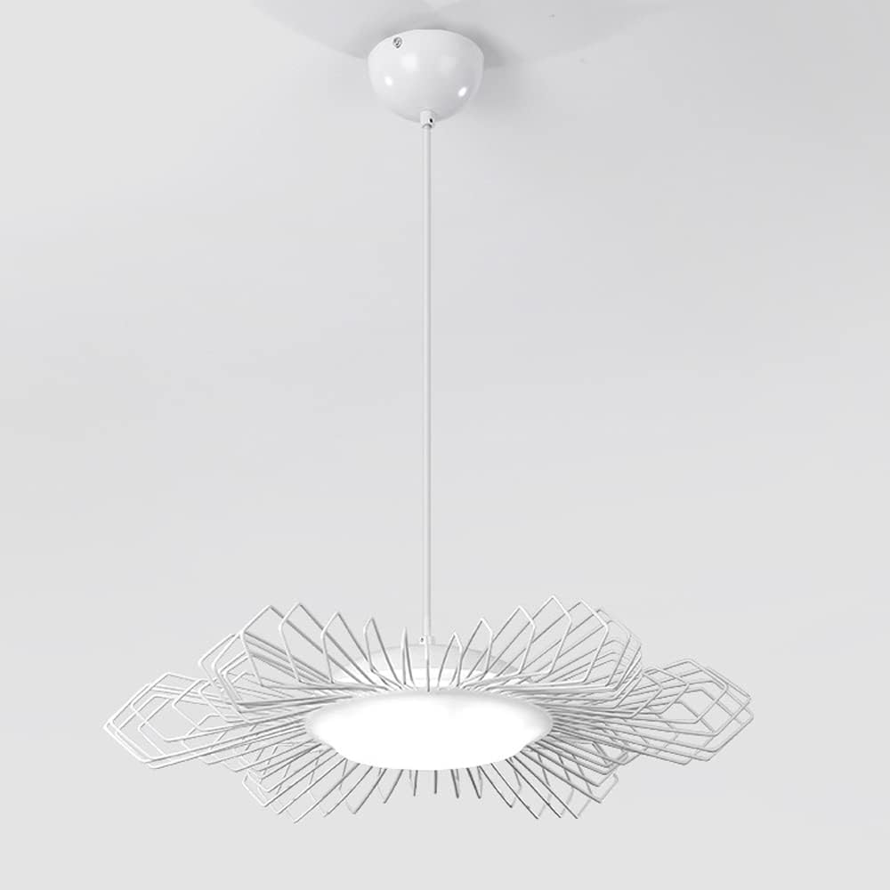 SYAXVOM Simple Iron Chandeliers Kitchen Chandelier Lighting Bird‘s Nest Bedroom Lamp Ceiling Light Fixture Retro Art LED Dimmable Fixtures,Chandelier