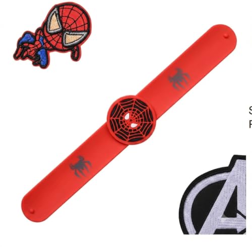 Image of Marvel Spider-Man Slap Band Rakhi and Friendship Band | Officially Licensed | Rakhi for Boys, Bhaiya, Bhai | Raksha Bandhan Gift