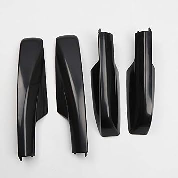 ITrims for Toyota Highlander XU50 2001-2007 Car Accessories Roof Rack Rail End Cover Shell Cap Replacement 4PCS(Black)