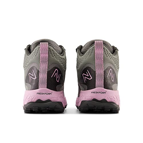 New Balance Women's Fresh Foam X Hierro V1 Mid-Cut Trail Running Shoe, Harbor Grey/Lilac Cloud/Blacktop, 5 M