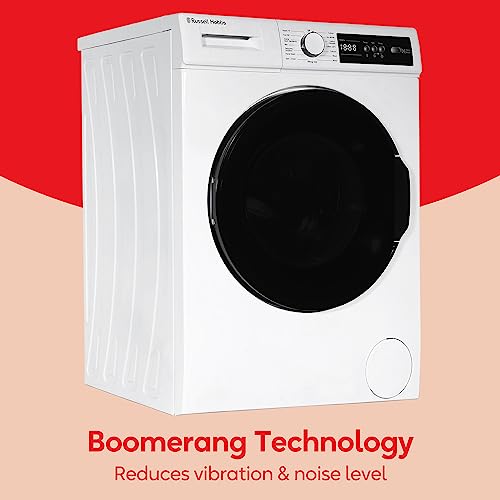 Russell Hobbs Freestanding Washing Machine, 8kg Capacity, 1400 rpm, 15 Programmes, Eco Technology, Rapid Wash Cycles, White, RH814W111W - Image 4
