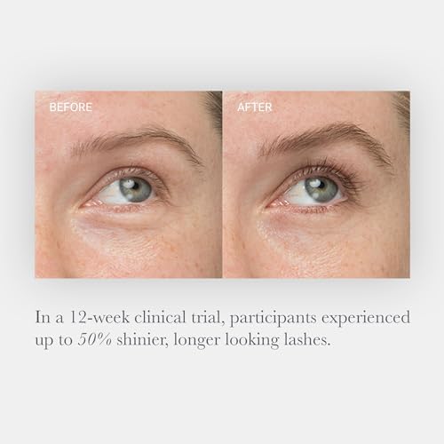 NULASTIN Eyelash Serum for Thicker Looking Lashes - Follicle Fortifying LASH Serum - Clinically Tested Eyelash Enhancing Serum with Keratin - From the Experts in Brow and Lash Serums (0.1 Fl Oz)