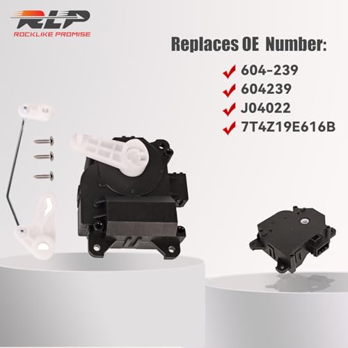 604-239 HVAC Heater Blend Door Actuator Driver Side Compatible with 2007-2015 Ford Edge Lincoln MKX Left Main Temperature Actuator Replaces 7T4Z19E616B - Thumbnail 2