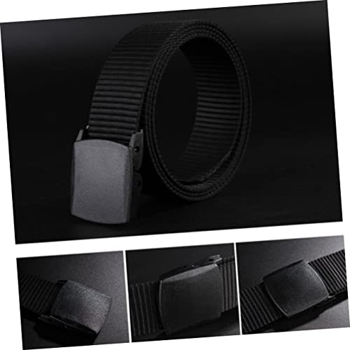 BESPORTBLE Men's Canvas Belts for Casual Wear Outdoor Nylon Belt with Plastic Buckle Friendly Design Comfortable and Breathable for Everyday Use and Heavy Duty Activities2