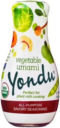Yondu Vegetable Umami - Premium Umami Seasoning Sauce - Vegan - Organic - Gluten free - NonGMO - No Added MSG - Great for Soups, Stir-fries & Sauces (5.1 Fl Oz (Pack of 1))