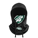 FOCO New York Jets NFL Black Drawstring Hooded Gaiter