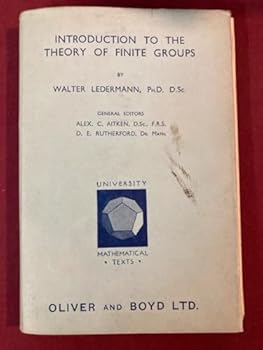 Hardcover Introduction to the Theory of Finite Groups. First Edition. Book