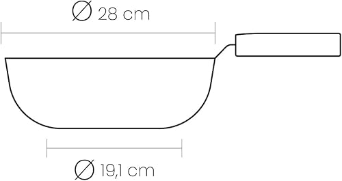 Miniatura 5 de IBILI - Sartén antiadherente de doble cara para tortillas de 11 pulgadas Fabricada en España Sartén para frittatas apta para voltear fácilmente