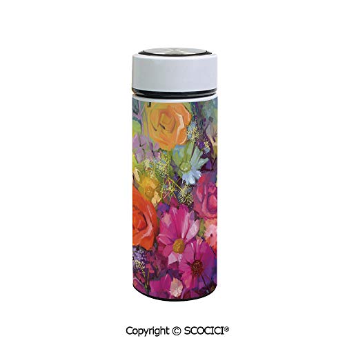 Best Handle For Hydro Flask Daisy Flowers Purple