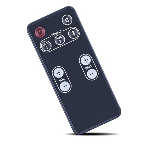 ZWP Replacement Remote Control Compatible for Polk Audio Video Soundbar Speaker System FR1 DSB1 D581 RE95201 RE9520-1 Sound Bar Remote