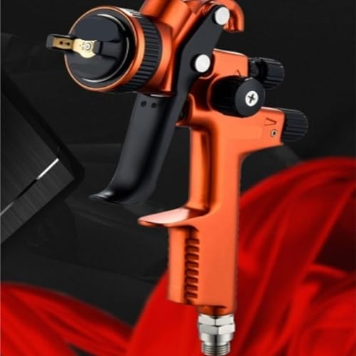 Pistola pulverizadora neumática con aerógrafo de pintura para retoque automotriz 7