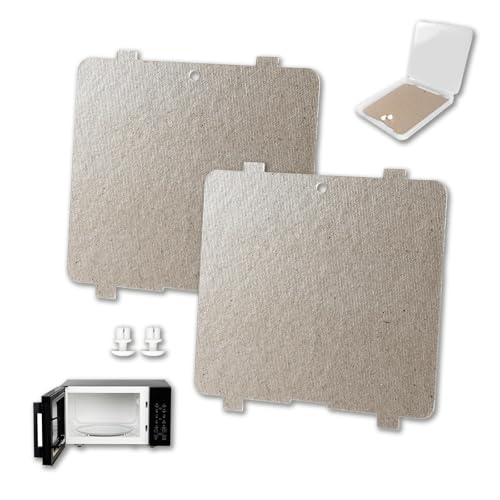 Image of 2Pcs MCK69074904 Microwave Waveguide Cover Mica Insulation Sheet Replacement Compatible with LG Microwaves Replaces MCK69074903 MCK69074902 MCK69074905