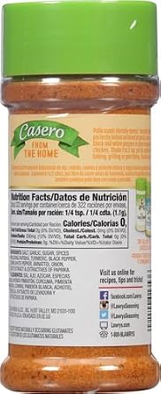 Lawry's Casero Pollo Asado Seasoning, 12.5 oz (Pack of 2)
