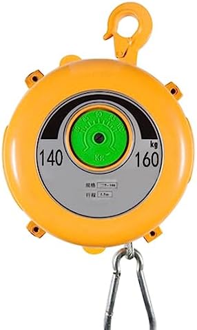 Heavy-Duty 1PC Retractable Spring Balancer Tool Holder - 1.5M Steel Wire Rope, Adjustable Tension, 100-120kg Capacity for Workshop & Automotive Tools