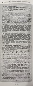 Paperback Pittsburgh & West Virginia Railway Timetables Book