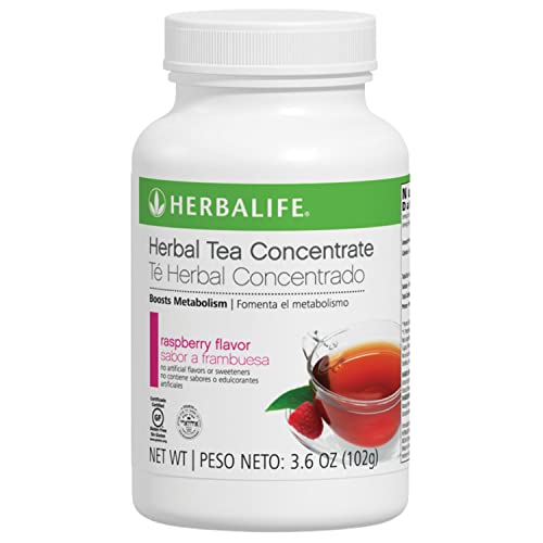 Raspberry Herbal Tea Concentrate By Herbalife: Gluten-Free, Kosher Certified, And No Artificial Flavors Or Sweeteners - 3.6 Oz. (102G) #TOP8