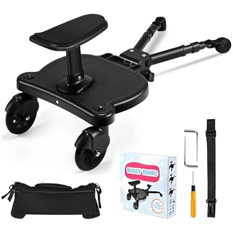 Fitcomf Universal Buggy Board with Seat Cover