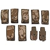 geo-versand 9 Molle Taschen Komplett Set zB für KFZ Molle Träger Platte Geocaching Army