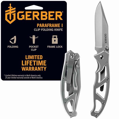 Gerber Gear Paraframe I EDC Folding Pocket Knife, 3