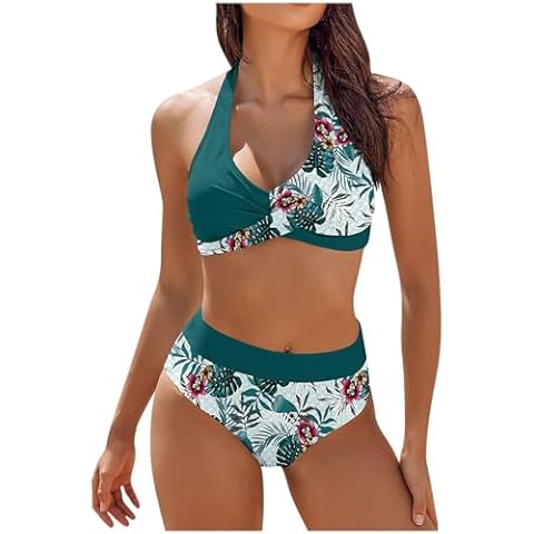 Women’s High Waist Bikini Set with Tummy Control Cover