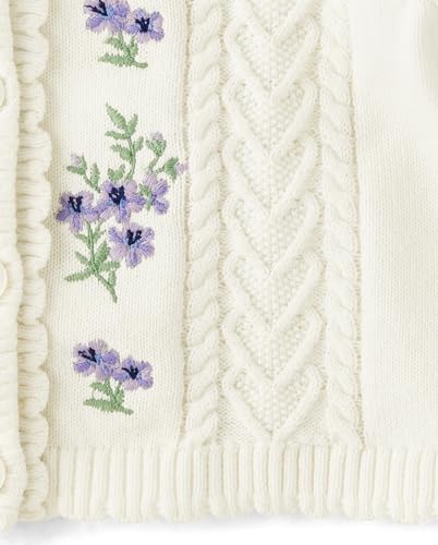 Gymboree,Button Up Cardigan Sweater,Flower Cardigan,UPTO7LBS.3