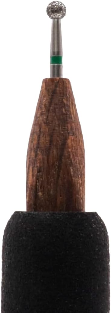The Original DiamondCore Tools L4 Diamond Sgraffito Stylus Tool, 1.6 mm & 2.3 mm Ball Tip Pottery Carving Tool for Clay Sgraffito, Larger Designs, Arcs, and Cleanup