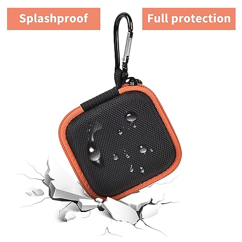 Digital Angle Gauge Case for RDINSCOS/for Wixey/for Klein Tools 935DAG Electronic Level, Mini Angle Finder Protractors Carrying Storage Bag for GemRed/for WIBENTL and Batteries(Box Only)-Full Black