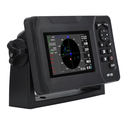 Plotter de Barco, 5 Polegadas, Plotter Marinho, Tela Lcd Tft Colorida, Ip66, à Prova D'água, Discri