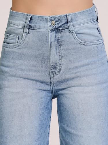 Image of Dolce Crudo Women's High Waist Straight Fit Jeans