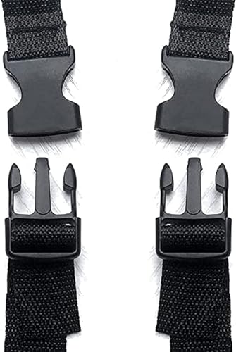 Sangle de yoga nylon noir accessoire pratique cours studio et maison - 4