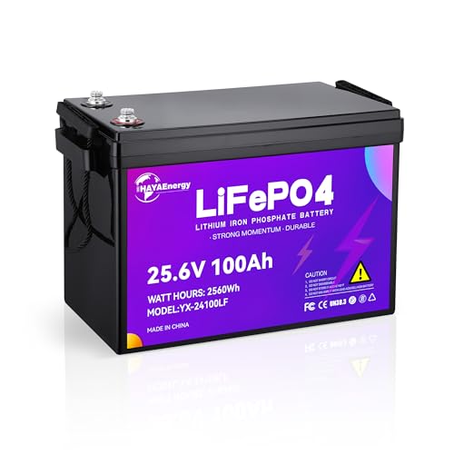 Image of 24v 100ah Lithium Battery Rechargeable Battery with Built-in 100A BMS Board, 15000+ Deep Cycles, Higher Energy Density, for RVs, Van, Camping, Marine, Trolling Motor
