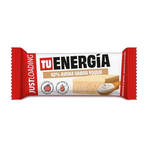 JustLoading Barritas Energéticas de Avena 42% Chocolate Blanco & Yogur – Fuente de Fibra y Energía – Sin Aceite de Palma – Pack 9 Unidades de 60 g