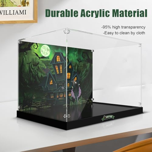 Acrylic Display Case for Lego Disney Villain (43227) Set, 3MM Thick Display Box Storage for Lego 43227, Gifts for Lego Lovers,Dust-Free,Clear - Thumbnail 6