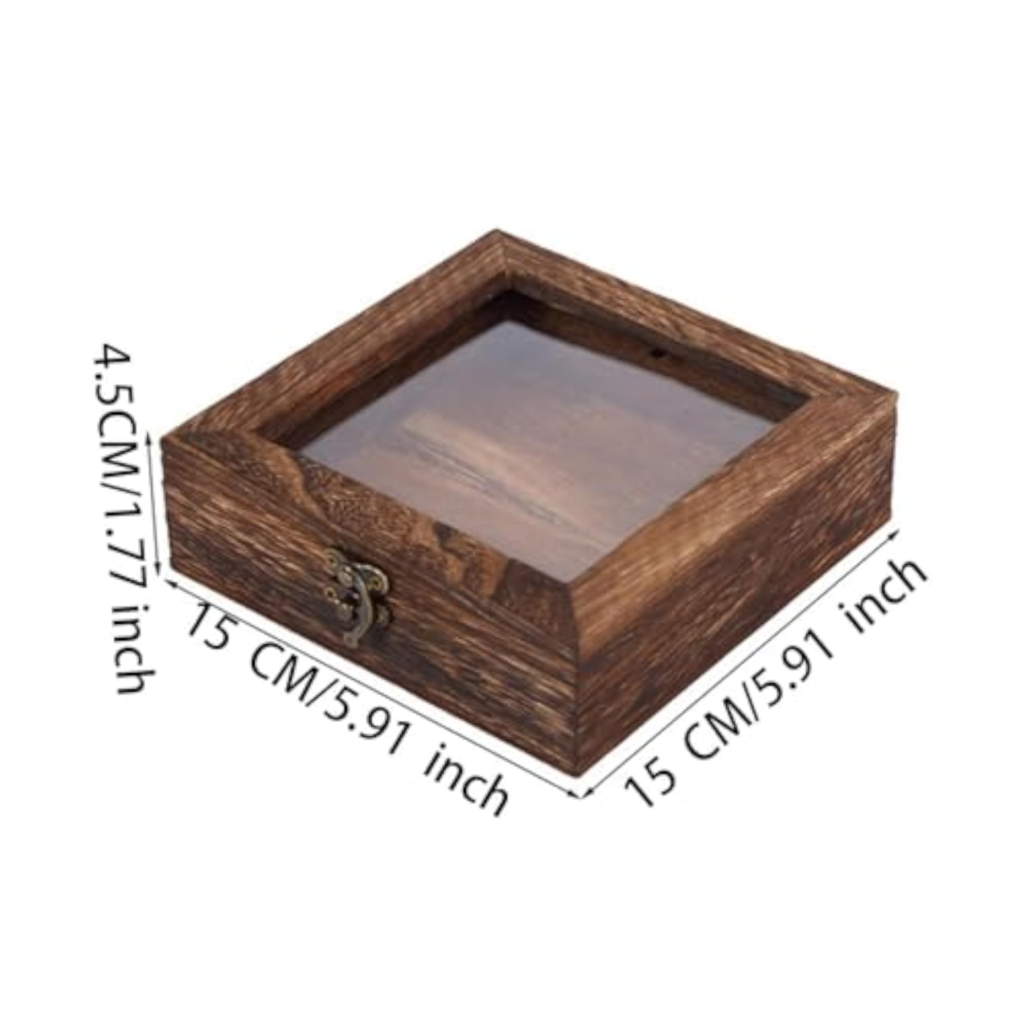 Retro Design Wooden Jewelry Storage Box