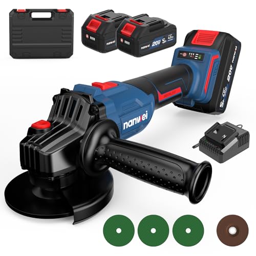 NANWEI Cordless Angle Grinder, 125mm, for Makita 18V Battery