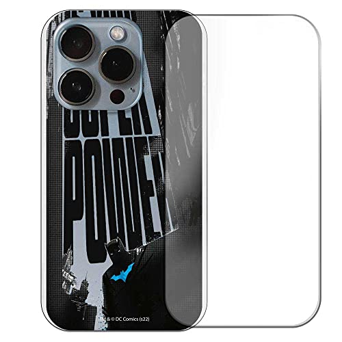 Personalaizer Kit Coque et verre trempé pour iPhone 14 Pro Batman Super Power: protection et style dans un seul paquet