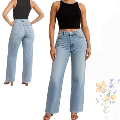 Valvari Jeans, Valvari Sweatpant BBL Jeans, Mid-Low Rise Stretch Tummy Control Baggy Straight Leg