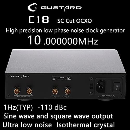 Gustard C18 10MHZ Constant Temper High Precision Low Phase Noise Clock OCXO Black